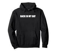De Retour à Mon époque Sweat à Capuche, Unisexe pour Adultes, Noir, XL