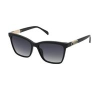 DE RIGO VISION ESPAÑA SUNGLASSES TOUS - MAT: Acetate-C: SHINY BLACK/SMOKE GRADIENT - D: 140x17 / Female