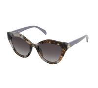 DE RIGO VISION ESPAÑA SUNGLASSES TOUS - MAT: Acetate-C: SHINY BROWN/LIGHT BLUE HAVANA/BROWN GRADIENT BROWN - D: 140x19 / Female