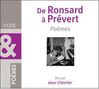 De Ronsard à Prévert 36 poèmes dits par Jean Chevrier - CD audio - Collectif - EPM - Texte lu (CD) - Textes lus CD