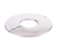 de rosace ronde en acier inoxydable à bride fendue murale, couvre-tuyaux d ' eau adaptés robinets de cuisine, éviers et toilettes