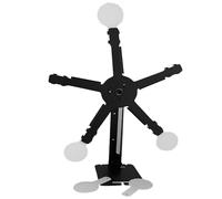 de Roue Ferris - Réinitialisation des cibles, magnétique | Outil de Pratique réglable Portable avec Cinq plaques de Rotation, équipement de tir Durable Hommes Femmes Adultes, Accessoire d'