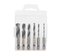 de s à bois coffret de 6 outils à changement rapide en acier | hélicoïdal pour mécaniciens automobiles réparation entretien garage bricolage travaux assemblage