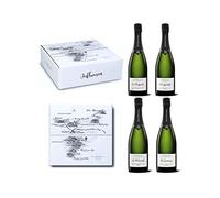 DE SAINT GALL - Coffret Champagne Cuvée Influences - Lot 4 x Bouteilles - 75 cl - Grand Cru - Premier Cru - Cépages - Pinot Noir - Chardonnay