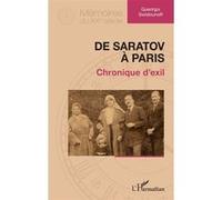 De Saratov à Paris Chronique d’exil - Gueorgui Swistounoff - L'harmattan - broché - Essai