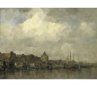 De Schreierstoren aan de Buitenkant te Amsterdam (vers 1876) Poster Impression par Jacob Maris (24 x 36)