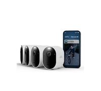 Arlo Caméras de sécurité Pro 6 2K+ Vision nocturne couleur Wi‑Fi Kit 4 caméras extérieures Blanc