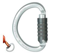 De Sécurité Robuste - Porte-Clés De Sécurité en Forme De D,Verrouillable pour Hamac,pour Utilisation en Salle De Sport Randonnée Pêche Camping Extérieur Et Sécurisation des Animaux