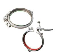 de Serrage réglable, de Serrage à dégagement Rapide, de Serrage Rond, de Serrage Rapide for Tuyau, Acier Inoxydable/galvanisé 80-300 mm (galvanisé 159 mm)(Galvanized 250mm)