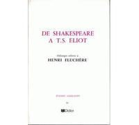 De Shakespeare à T. S. Eliot - Collectif - Didier-Erudition - broché - Revue