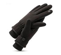de Ski d'hiver épais Doublés de Polaire, Résistants au Vent et à l'eau, Antidérapants pour Hommes, Idéaux pour Le Ski et Le Camping, 9,7 X 4,2 X 0,4 Pouces, 1 Paire (Black)