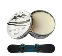 de ski - Performance optimale, sans friction, pâte solide de 80 ml, couche de surfaces à haute vitesse, vernis à application rapide | Accessoire de ski pour patineur et professionnel