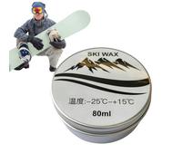 de snowboard - 80 ml Pâte solide rapide, 1 pièce de de glisse pour une performance optimale, lubrifiants pour patinage et skateboard pour sports d'hiver, compétition et loisirs, baumes