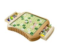 De Société Magnétique - Puzzle Éducatif Portable Interactif, Multicolor | De Serpents Et D'échelles Avec Tiroir De Rangement, Plateau De Pliable, Idéal Pour Et Familles, Plastique