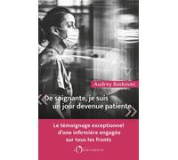 De soignante, je suis un jour devenue patiente - Audrey Baskovec - L'observatoire Eds De - broché - Témoignage