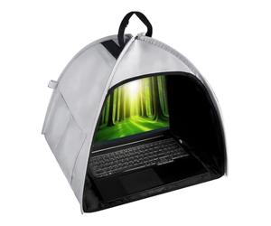 de soleil d'ordinateur portable - Hotte d'intimité informatique pour anti refoulement, moustiquaire portable avec couverture d'intimité, design pliable pour le travail en plein air, les voyages