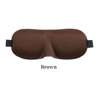 De Sommeil 3d,Patch Pour Les Yeux,Bloque La Lumière,Rembourrage Doux,Repos Du Sommeil,Aide À La Relaxation,Patch De Couverture,Bandeau Pour Les Yeux - Type Brown