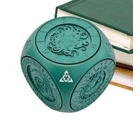 Dé spinner | Jeu de dés rotatifs | Standard Dice Spinner | Jeu de société géométrique Cube pour fête, réunion, famille, amis, divertissement