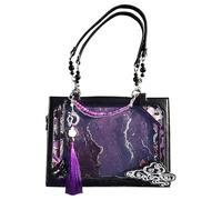 De Style Chinois Vintage : De Travail De Grande Capacité Avec Fenêtre Transparente | Élégant Sac De Voyage Commercial Pour Bureaux, Voyages, Shopping Et Usage Quotidien, Design Rétro Unique, 12,4 x