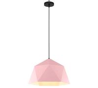 de Style Industriel, Abat-Jour Tendancependue, Plafonnier Semi-Encastré Pour Salle À Manger, Cuisine, Îlot, Salle À Manger, Chambre, Couloir, Bar, Salon/Rose/38 Cm
