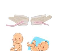 De Succion Du Pouce Pour Bébé, Tricot Respirant Gant De Succion Doux Protège-Doigts D'arrêt De Succion De Pouce Réglable Protège-Doigts Pour Enfant Kit De Toilettage Pour Nouveau-Né Et Tout-Petit(M )