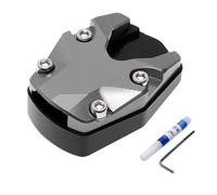 De Support De béquille-- Accessoire De Coussinet De Pied De Moto, Stabilisateur Anti-évier, Extension De béquille-Latérale en Métal | Aide Au Stationnement pour Motos, Scooters, Motos Tout-terr