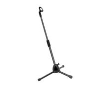 de sur pied pour instruments de musique, microphones sans fil, base robuste, pliage rapide, détail, hauteur réglable