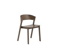 Muuto Cover Side Chair Brun foncé tacheté