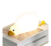 de table en forme de canard - de canard rechargeable à intensité variable, éclairage LED à 3 modes d'arrêt automatique, de nuit pour la maison, l'allaitement, le sommeil, la chambre