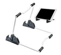 de Tablette - de Tablette réglable pour Bureau, Cadre en Aluminium Pliable Portable avec Base Anti-Glissement, Configuration d'étude de de Stockage légère | Hommes Femmes étudi