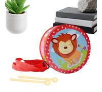 De Tambour Musical Bois - Set D'Instruments De Jouet avec Sangle | Set D'Instruments De Jouet Sangle Réglable De 15cm | pour 2 à 5 Ans Garçon Fille Anniversaire Jardin d'