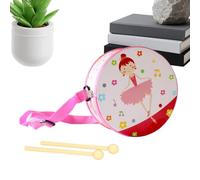 De Tambour Musical Bois - Set D'Instruments De Jouet avec Sangle | Set D'Instruments De Jouet Sangle Réglable De 15cm | pour 2 à 5 Ans Garçon Fille Anniversaire Jardin d'