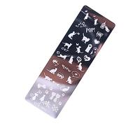 de tampon à ongles, modèles de Nail Art, plaques d ' art de fleurs d ' animaux pour décorations, plaques d ' estampage d ' ongles, tampon de fleur pour les vacances, organisateur de plaques, livre