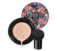 de teint Bb Cream - Base aérienne coussin champignon, finition anti-cernes hydratante | Couverture faciale légère pour femmes et filles, maquillage éclaircissant d'aspect naturel avec