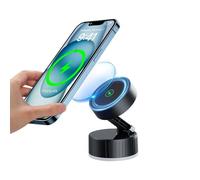 de téléphone à Ventouse magnétique - de Tableau de Bord de Voiture Rotatif à 180 degrés, de Smartphone sécurisé Multifonctionnel avec Chargeur Mobile sans Fil 15 W, Accessoires