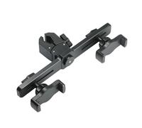 de téléphone avec pinces réglables, Double phone holder | Convient appareils de 4, 5 à 7 pouces, base de trépied stable pour la diffusion en direct, l ' enregistrement de
