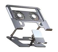 de téléphone Portable réglable 2 en 1 de Bureau Ergonomique réglable pour Le Travail collaboratif Rangement Facile Station de Refroidissement Portable légère pour Ordinateur Portable