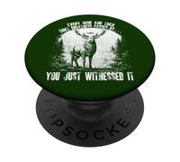 De Temps en Temps, Funny Deer Passe Devant Un cerf PopSockets PopGrip Adhésif