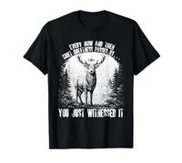 De Temps en Temps, Funny Deer Passe Devant Un cerf T-Shirt