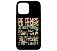 De Temps en Temps Je Quitte Ma Chambre Jeux Vidéo Gamer Coque pour iPhone 13 Pro Max