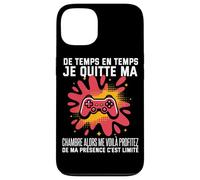 De Temps en Temps Je Quitte Ma Chambre Ma Présence Limitée Coque pour iPhone 13