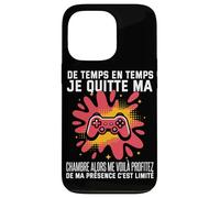 De Temps en Temps Je Quitte Ma Chambre Ma Présence Limitée Coque pour iPhone 13 Pro