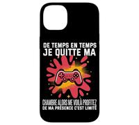 De Temps en Temps Je Quitte Ma Chambre Ma Présence Limitée Coque pour iPhone 14 Plus