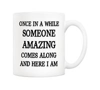 De Temps En Temps, Une Personne Extraordinaire Apparaît, Et Me Voilà. Tasse Impression Tasses Porcelaine Tasse À Café Pour Thé Femme Famille 330Ml