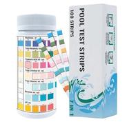 de Test pour Piscine - De Test pH Pour Eau De Spa 100 Pièces | Outil De Contrôle De Qualité D'eau Pour Particuliers Spa Nageurs Aquarium