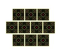 de Tir,Feuille de 30x30 cm - Lot de 10 Pièces - d'Entraînement - pour Pratique de Tir en Intérieur Jardin et Loisirs Récréatifs