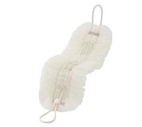 de toilette en luffa long et extensible, poignées en corde avec exfoliation pour le renouvellement de la peau pour le gel douche, adulte, homme, femme, usage familial, 14 x 49 cm
