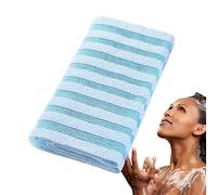 de toilette exfoliant pour le dos, serviette de toilette pour frotter le dos - de toilette exfoliant portable avec une bonne flexibilité pour anniversaire, Noël, cadeau, hommes, femmes