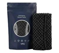 de toilette - Longue portée en pour le dos, chiffon de beauté pour enlever les peaux mortes, tissage moussant en microfibre douce, accessoire de corps en tissu, pour personnes
