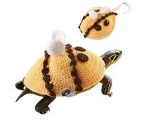 De Tortue - Pull en coton pour petits animaux | Pull en coton pour petits animaux | Pull en forme de tortue | Déguisement de chenille décorative avec sangle réglable pour petite ortue | la fête